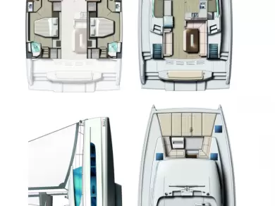 Bareboat Rental Catamaran Bali with a boat licence