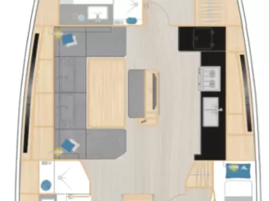 Sailboat rental with or without captain Hanse Marseille