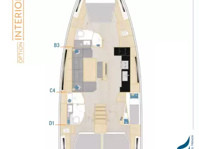 Bareboat Rental Sailboat Hanse with a boat licence