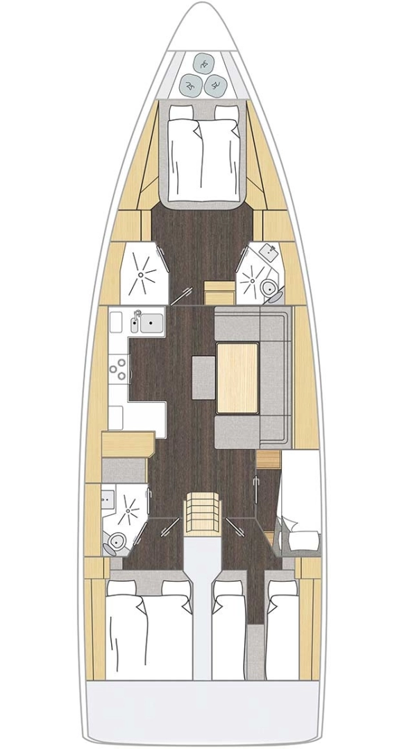 Sailboat rental with or without captain Bavaria Pirovac