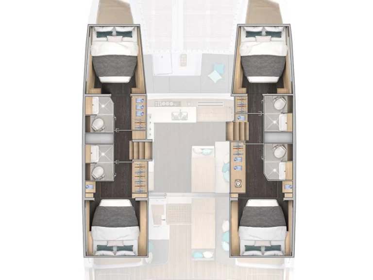 Boat rental Lagoon Lagoon 43 in Rogoznica on Samboat