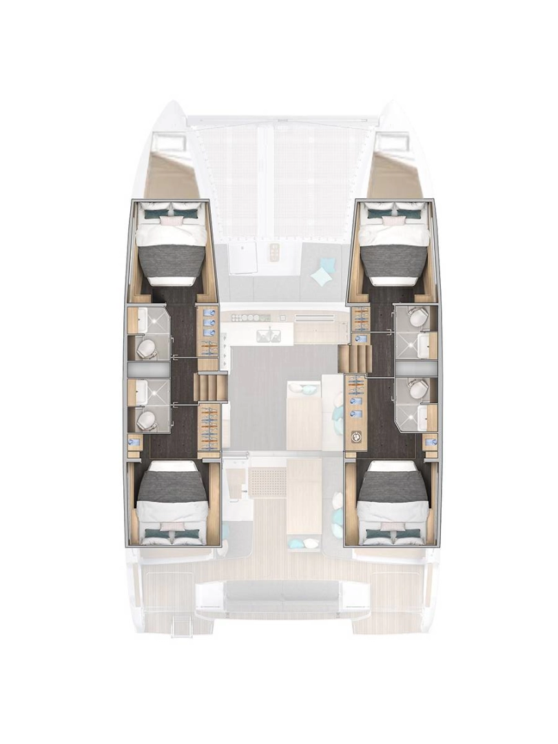 Boat rental Lagoon Lagoon 43 in Rogoznica on Samboat