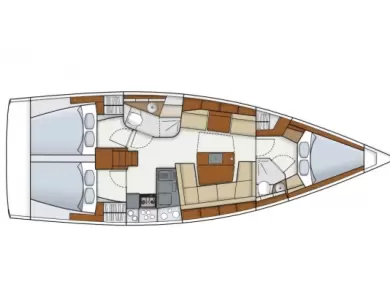 Hanse Hanse 415 charter bareboat or captained in  Primošten