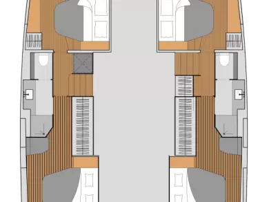 Bareboat Rental Catamaran Fountaine Pajot with a boat licence