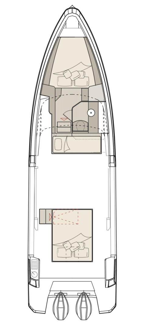 Yacht charter Sukošan cheap Saxdor 400 GTO