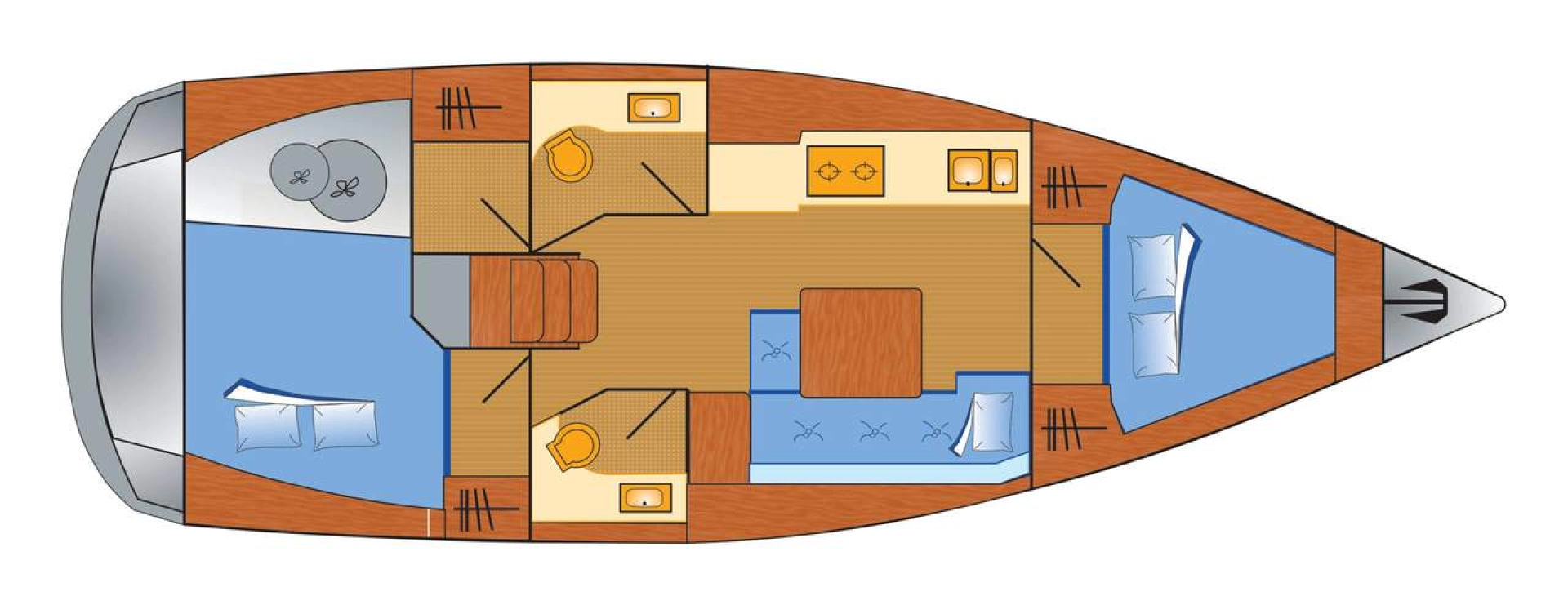 Dufour Dufour 382 Grand Large in Barth on SamBoat