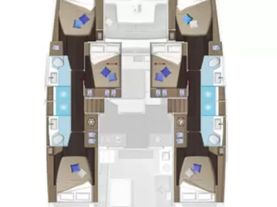 Yacht charter El Gouna cheap Lagoon 51