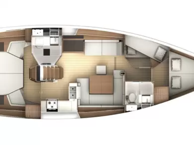 Jeanneau Sun Odyssey 44 Ds charter bareboat or captained in  Parish of Saint George