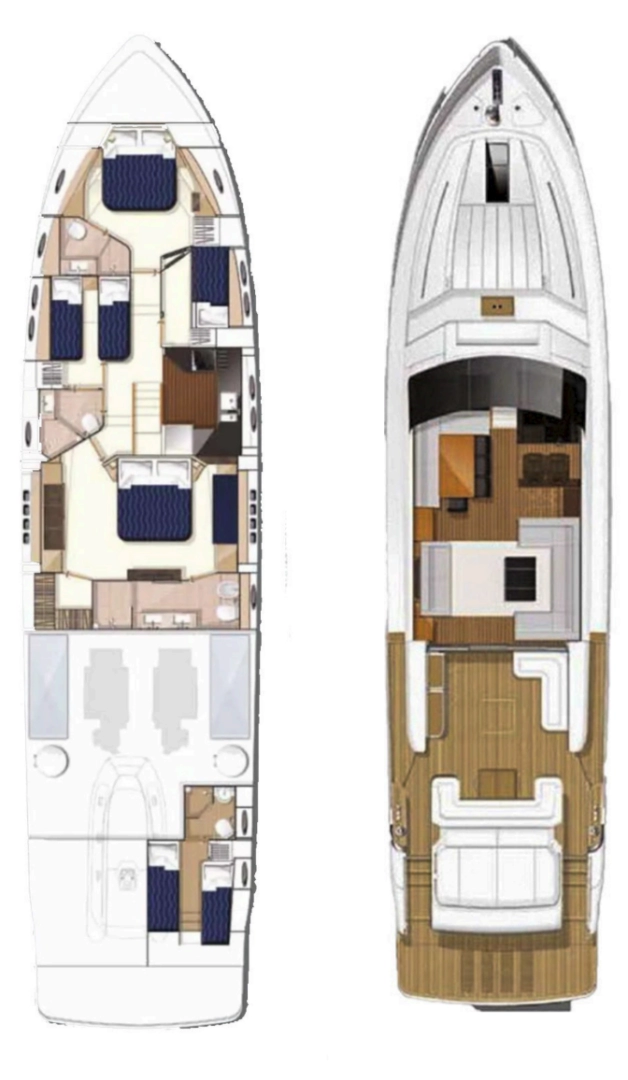 Yacht charter Seget Donji cheap Princess V78
