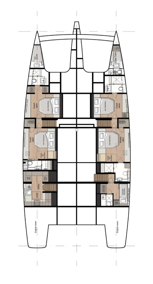 Catamaran rental in Alimos - Sunreef Sunreef 70
