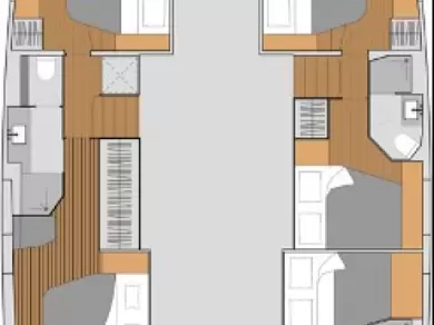 Catamaran rental in Saint-Raphaël - Fountaine Pajot Aura 51