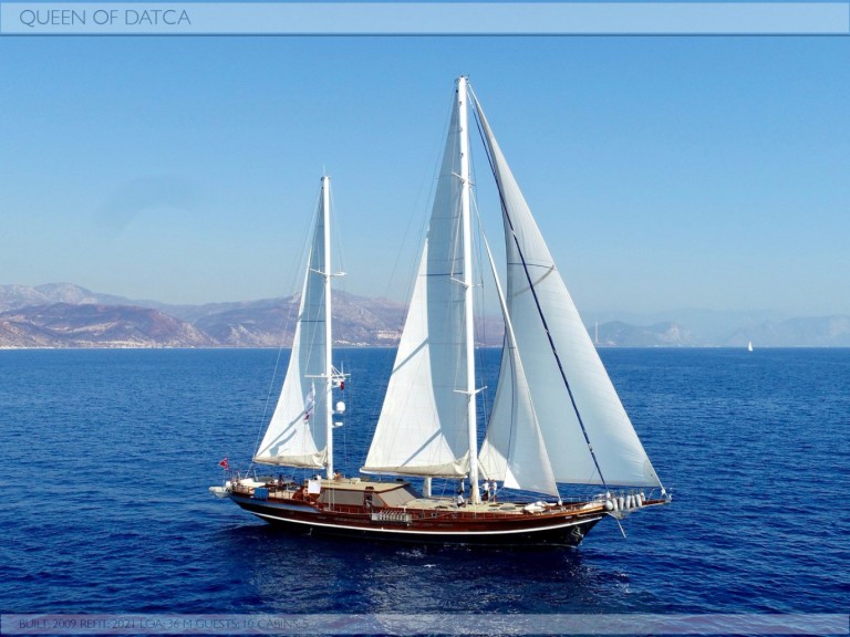 Custom Made Queen of Datca charter bareboat or captained in  Kos