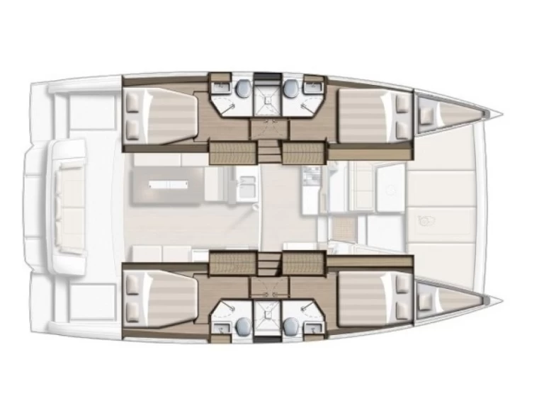 Catamaran rental in Lefkáda - Bali Bali 4.2