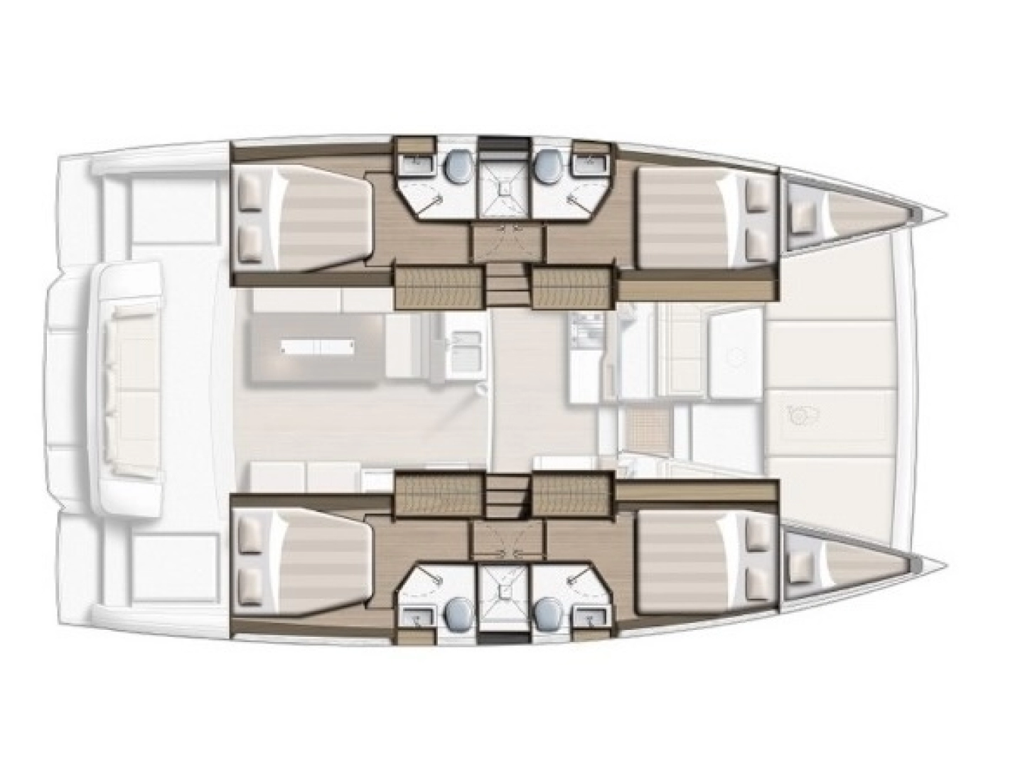 Catamaran rental in Lefkáda - Bali Bali 4.2