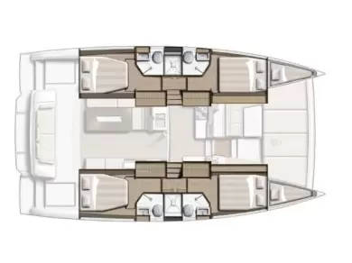 Catamaran rental in Lefkáda - Bali Bali 4.2