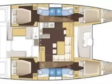 Boat rental Lagoon Lagoon 450 F in Alimos on Samboat