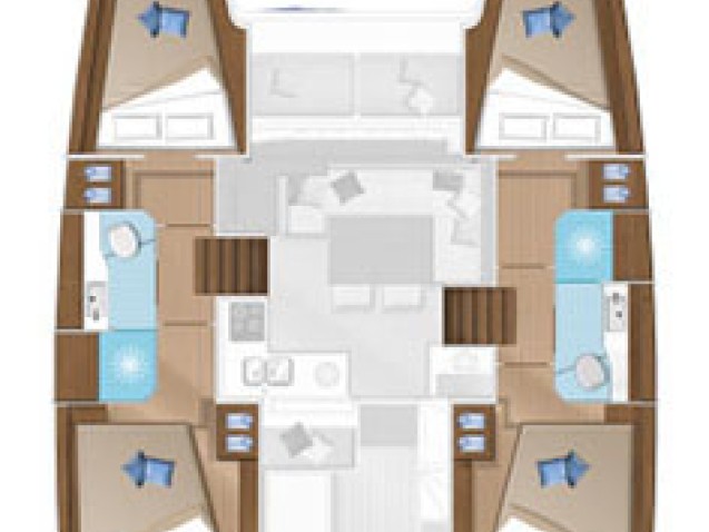 Catamaran rental in Bormes-les-Mimosas - Lagoon Lagoon 40