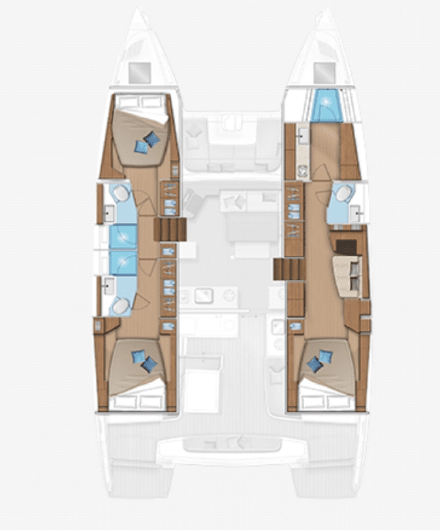 Yacht charter Road Town cheap Lagoon 46