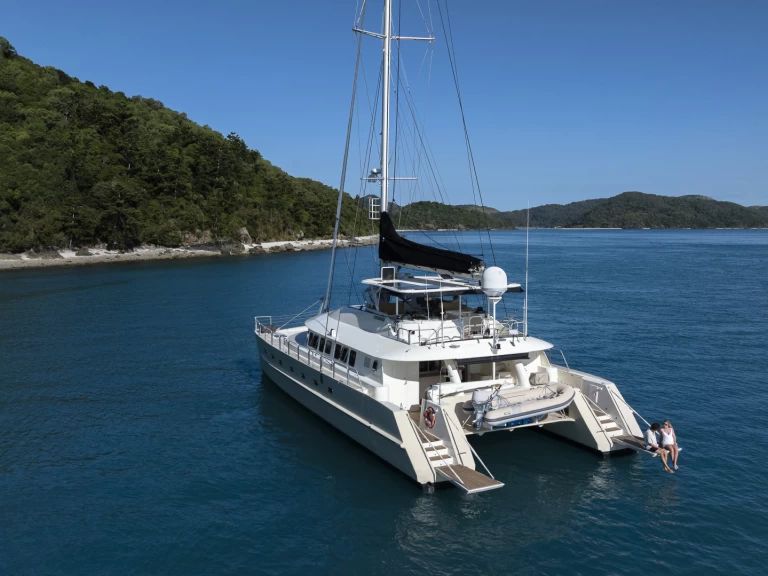 Catamaran rental with or without captain suncost Airlie Beach