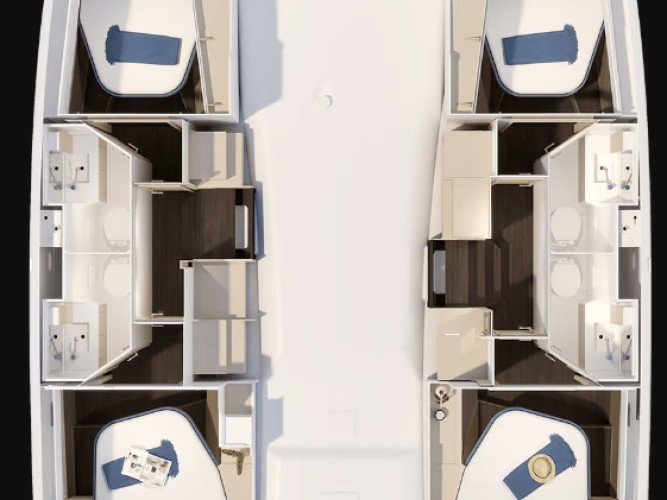 Rent a Fountaine Pajot Fountaine Pajot FP 41 Quatuor 4 Rodi Garganico