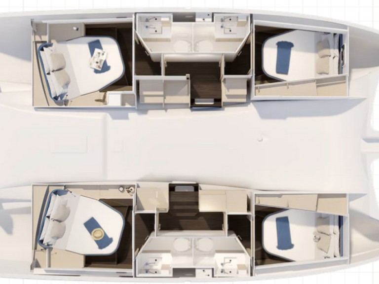Rent a Fountaine Pajot Fountaine Pajot FP 41 Quatuor 4 Lávrio