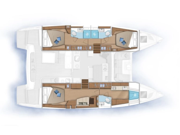 Catamaran rental in Castellammare del Golfo - Lagoon Lagoon 46