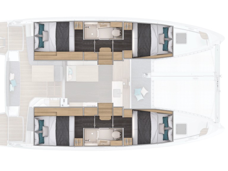 Lagoon Lagoon 38 charter bareboat or captained in  Capo d'Orlando