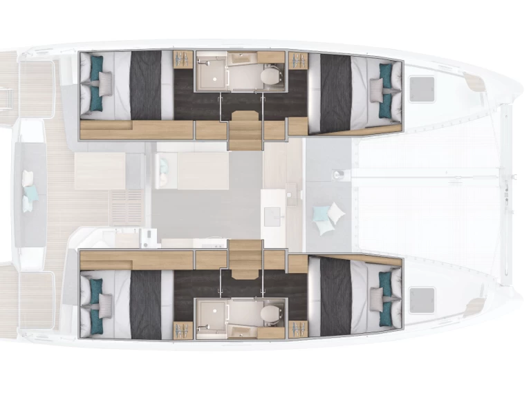 Lagoon Lagoon 38 charter bareboat or captained in  Capo d'Orlando