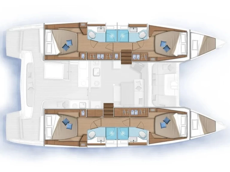 Catamaran rental with or without captain Lagoon Alimos