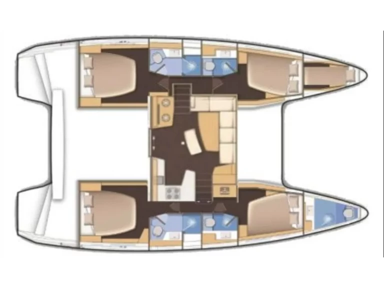 Bareboat Rental Catamaran Lagoon with a boat licence