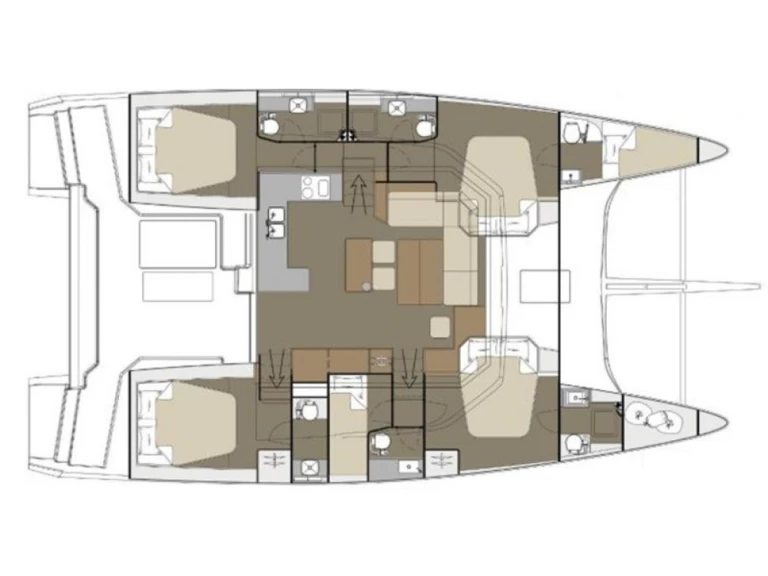 Yacht charter Sant Antoni de Portmany cheap Dufour Catamarans 48 Sail