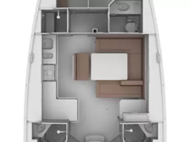 Bavaria Cruiser 46 charter bareboat or captained in  Split