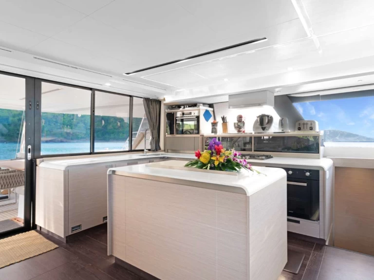 Bareboat Rental Luxury Yacht Fountaine Pajot with a boat licence