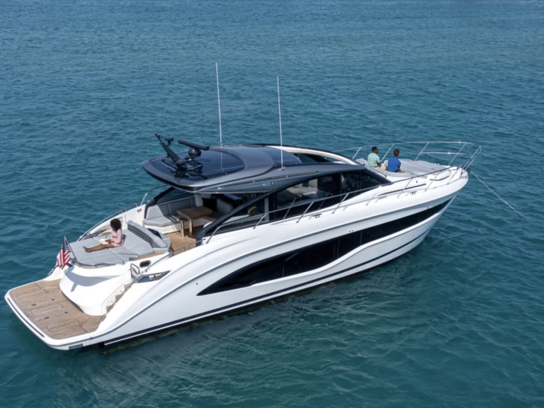 Princess Princess V55 charter bareboat or captained in  Port de Saint Tropez