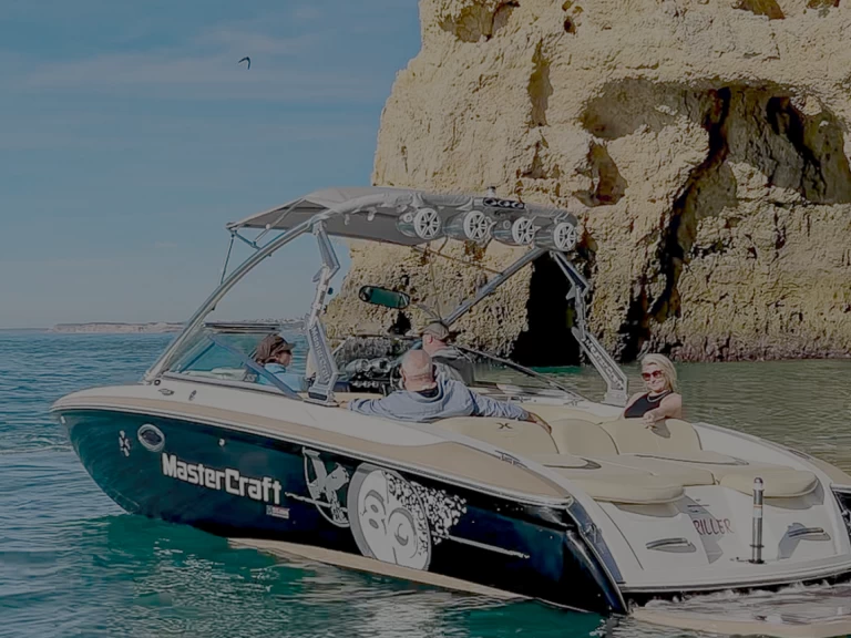 Motorboat rental with or without captain Mastercraft Marina de Lagos