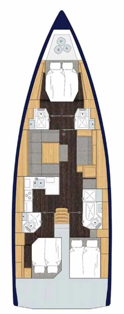 Boat rental Bavaria Bavaria C45 Holiday in Murter-Kornati on Samboat