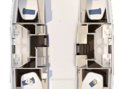 Yacht charter Biograd na Moru cheap Fountaine Pajot FP 41 Quatuor 4