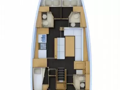 Sailboat rental in Trogir - Jeanneau Jeanneau 54