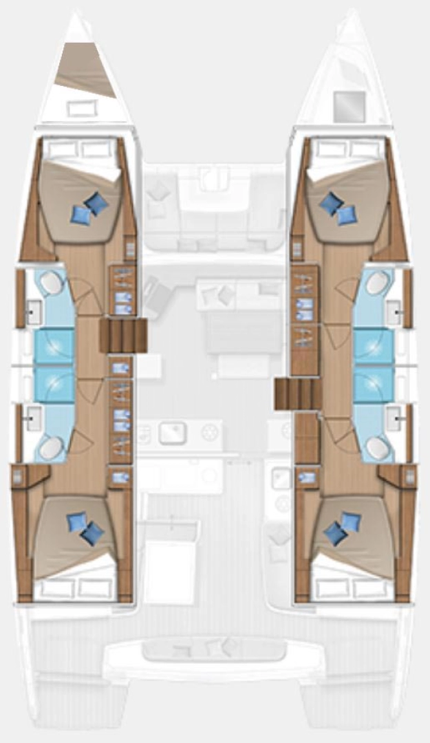 Catamaran rental with or without captain Lagoon Göcek