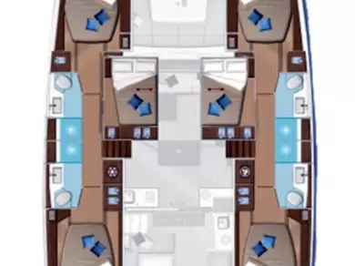 Catamaran rental with or without captain Lagoon Seget Donji