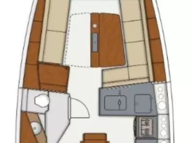 Hanse Hanse 345 charter bareboat or captained in  Biograd na Moru