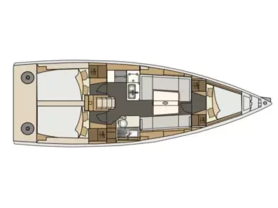 Yacht charter Biograd na Moru cheap E4