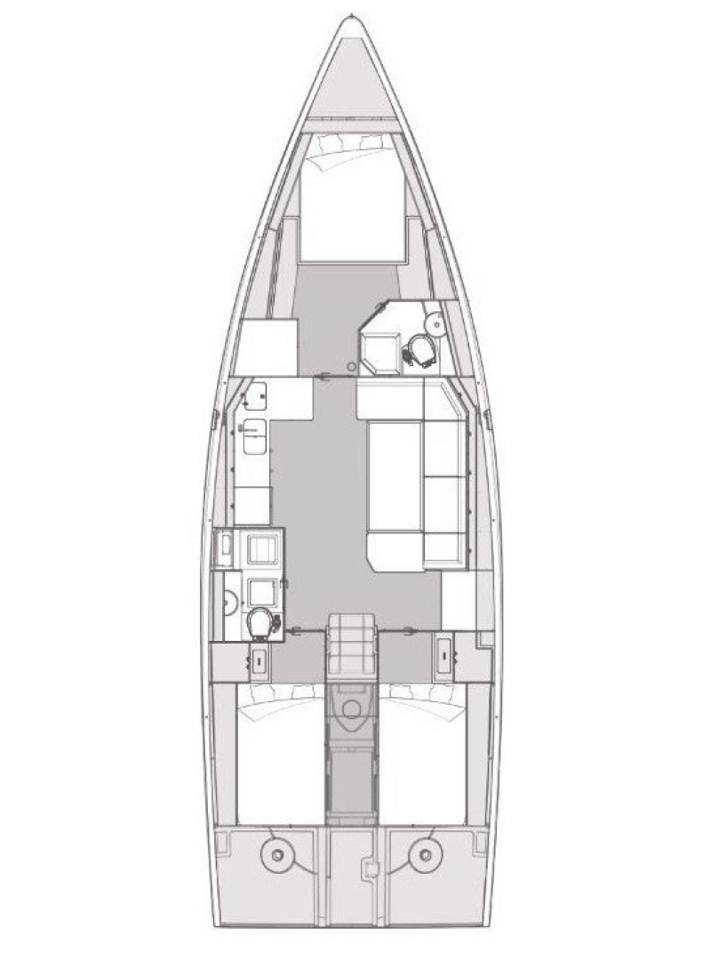 Elan Impression 45 charter bareboat or captained in  Biograd na Moru