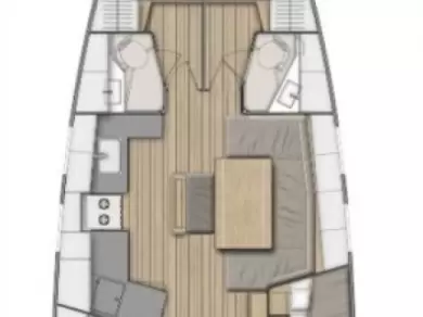 Sailboat rental with or without captain Bénéteau Biograd na Moru