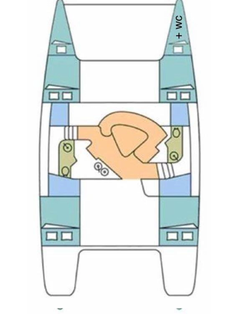 Catamaran rental with or without captain Fountaine Pajot Izola