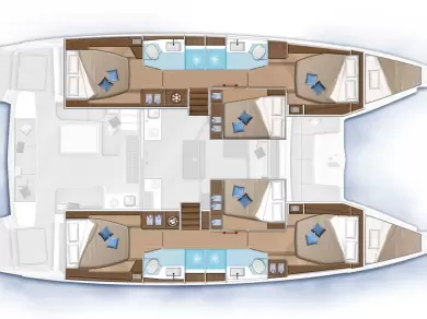 Yacht charter Gouvia cheap Lagoon 50