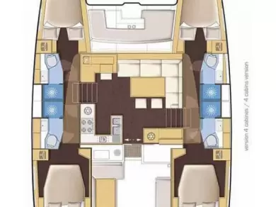 Yacht charter Kaštela cheap Lagoon 46