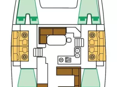 Yacht charter Lávrio cheap Lagoon 400 S2