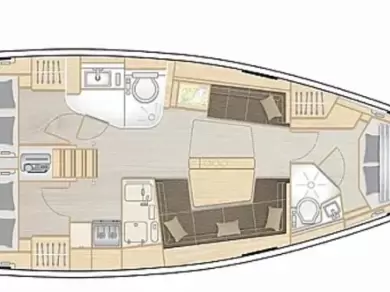 Sailboat rental in Lefkáda - Hanse Hanse 418