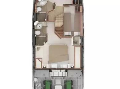 Yacht charter Podstrana cheap Absolute 50 Fly